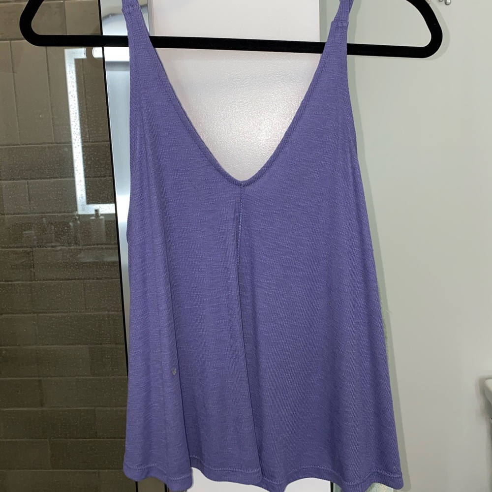 Purple free people tank